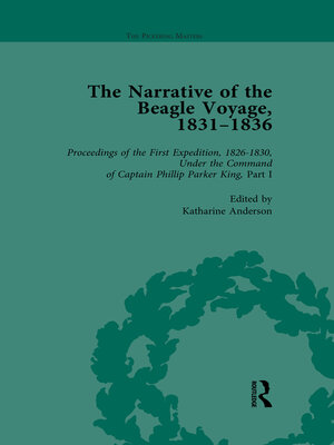 cover image of The Narrative of the Beagle Voyage, 1831-1836 Vol 1